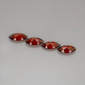  ct natürliche orange-rot Almandin-Granat-Edelsteine, Marquise, VS