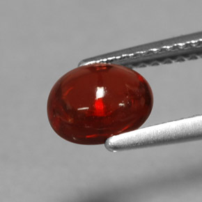 1,44 ctw natürlicher roter Almandin-Granat, Oval Schliff, Lichtdurchlässig