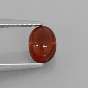 1,02 ctw natürlicher roter Almandin-Granat, Oval Schliff, Lichtdurchlässig