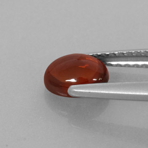 1,02 ctw natürlicher roter Almandin-Granat, Oval Schliff, Lichtdurchlässig