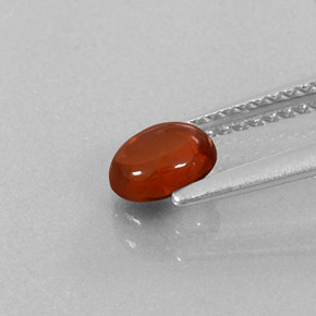 0,76 ctw natürlicher roter Almandin-Granat, Transparent, Transparent / Lichtdurchlässig