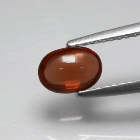 1,02 ctw natürlicher roter Almandin-Granat, Oval Schliff, Lichtdurchlässig