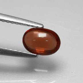 1,02 ctw natürlicher roter Almandin-Granat, Oval Schliff, Lichtdurchlässig