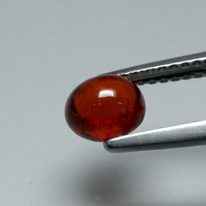1,06 ctw natürlicher roter Almandin-Granat, Oval Schliff, Lichtdurchlässig