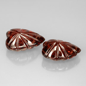  ct natürliche tiefrot Almandin-Granat-Edelsteine, Herzform, Lichtdurchlässig