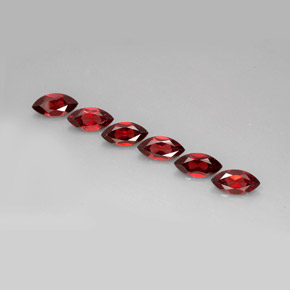  ct natürliche roter Almandin-Granat-Edelsteine, Marquise, VVS-VS