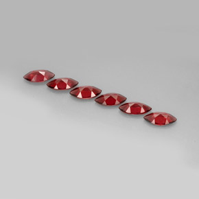  ct natürliche Rot Almandin-Granat-Edelsteine, Marquise, VVS-VS