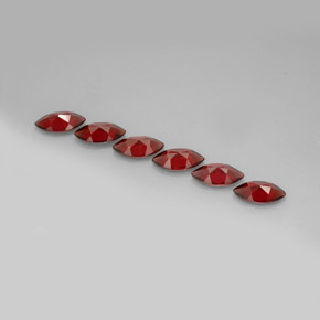  ct natürliche Rot Almandin-Granat-Edelsteine, Marquise, VVS-VS