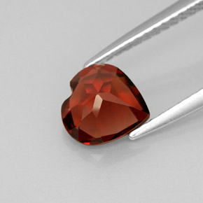 1,46 ctw natürlicher roter Almandin-Granat, Herzform, VS