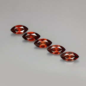  ct natürliche roter Almandin-Granat-Edelsteine, Marquise, VS