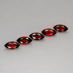  ct natürliche roter Almandin-Granat-Edelsteine, Marquise, VS