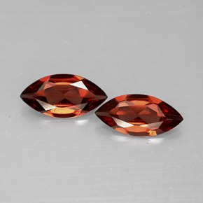  ct natürliche roter Almandin-Granat-Edelsteine, Marquise, VVS-VS