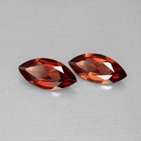  ct natürliche roter Almandin-Granat-Edelsteine, Marquise, VVS-VS