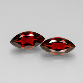  ct natürliche roter Almandin-Granat-Edelsteine, Marquise, VS
