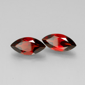  ct natürliche roter Almandin-Granat-Edelsteine, Marquise, VS