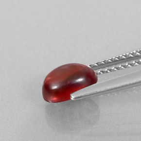 1,15 ctw natürlicher roter Almandin-Granat, Transparent, Transparent / Lichtdurchlässig