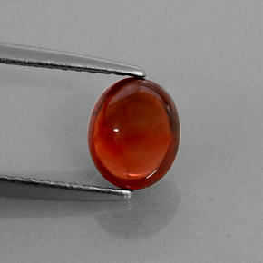 1,49 ctw natürlicher roter Almandin-Granat, Transparent, Transparent / Lichtdurchlässig