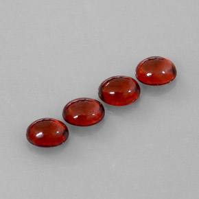  ct natürliche roter Almandin-Granat-Edelsteine, Transparent, Transparent / Lichtdurchlässig