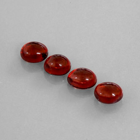  ct natürliche roter Almandin-Granat-Edelsteine, Transparent, Transparent / Lichtdurchlässig