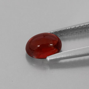 1,28 ctw natürlicher roter Almandin-Granat, Transparent, Transparent / Lichtdurchlässig