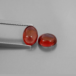  ct natürliche roter Almandin-Granat-Edelsteine, Transparent, Transparent / Lichtdurchlässig