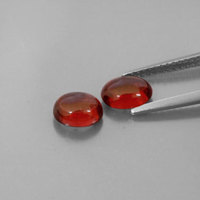  ct natürliche roter Almandin-Granat-Edelsteine, Transparent, Transparent / Lichtdurchlässig