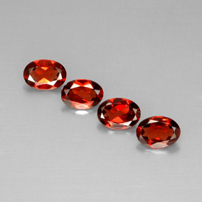  ct natürliche roter Almandin-Granat-Edelsteine, Oval Schliff, VS