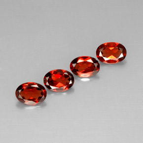  ct natürliche roter Almandin-Granat-Edelsteine, Oval Schliff, VS