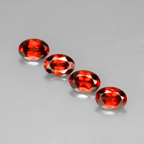  ct natürliche roter Almandin-Granat-Edelsteine, Oval Schliff, VS