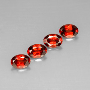  ct natürliche roter Almandin-Granat-Edelsteine, Oval Schliff, VS