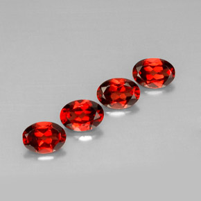  ct natürliche roter Almandin-Granat-Edelsteine, Oval Schliff, VS