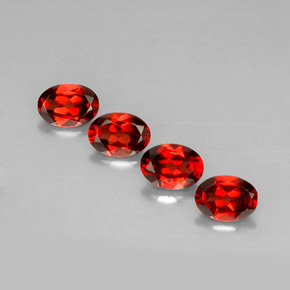  ct natürliche roter Almandin-Granat-Edelsteine, Oval Schliff, VS
