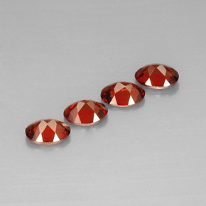  ct natürliche Rot Almandin-Granat-Edelsteine, Oval Schliff, VS
