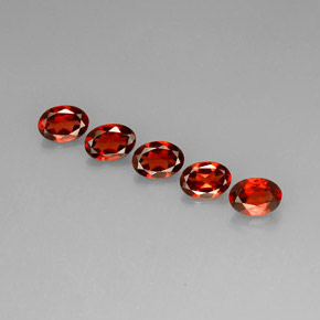  ct natürliche roter Almandin-Granat-Edelsteine, Oval Schliff, VS