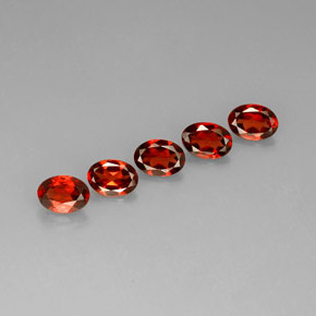  ct natürliche roter Almandin-Granat-Edelsteine, Oval Schliff, VS