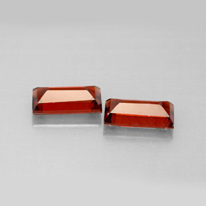  ct natürliche Tiefrot Almandin-Granat-Edelsteine, Baguette, VVS-VS