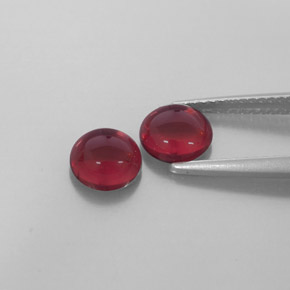  ct natürliche roter Almandin-Granat-Edelsteine, Transparent, Transparent / Lichtdurchlässig