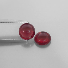  ct natürliche Rot Almandin-Granat-Edelsteine, Transparent, Transparent / Lichtdurchlässig
