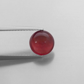 2,08 ctw natürlicher roter Almandin-Granat, Transparent, Transparent / Lichtdurchlässig