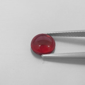 2,08 ctw natürlicher roter Almandin-Granat, Transparent, Transparent / Lichtdurchlässig