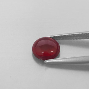 1,68 ctw natürlicher roter Almandin-Granat, Transparent, Transparent / Lichtdurchlässig