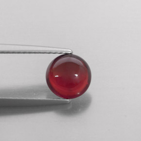 1,68 ctw natürlicher roter Almandin-Granat, Transparent, Transparent / Lichtdurchlässig