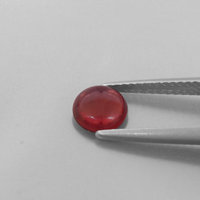 0,95 ctw natürlicher roter Almandin-Granat, Transparent, Transparent / Lichtdurchlässig