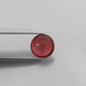 0,95 ctw natürlicher roter Almandin-Granat, Transparent, Transparent / Lichtdurchlässig