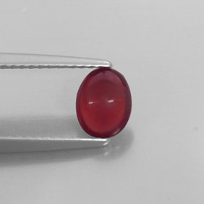 0,84 ctw natürlicher roter Almandin-Granat, Transparent, Transparent / Lichtdurchlässig