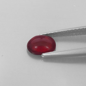 0,84 ctw natürlicher roter Almandin-Granat, Transparent, Transparent / Lichtdurchlässig
