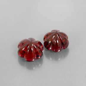  ct natürliche roter Almandin-Granat-Edelsteine, Transparent, Transparent / Lichtdurchlässig