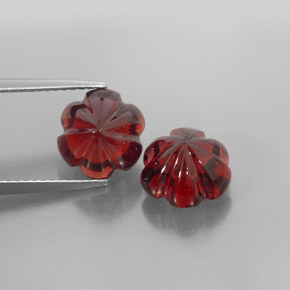  ct natürliche roter Almandin-Granat-Edelsteine, Transparent, Transparent / Lichtdurchlässig