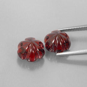  ct natürliche roter Almandin-Granat-Edelsteine, Transparent, Transparent / Lichtdurchlässig