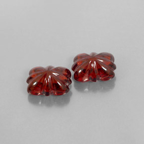  ct natürliche roter Almandin-Granat-Edelsteine, Transparent, Transparent / Lichtdurchlässig